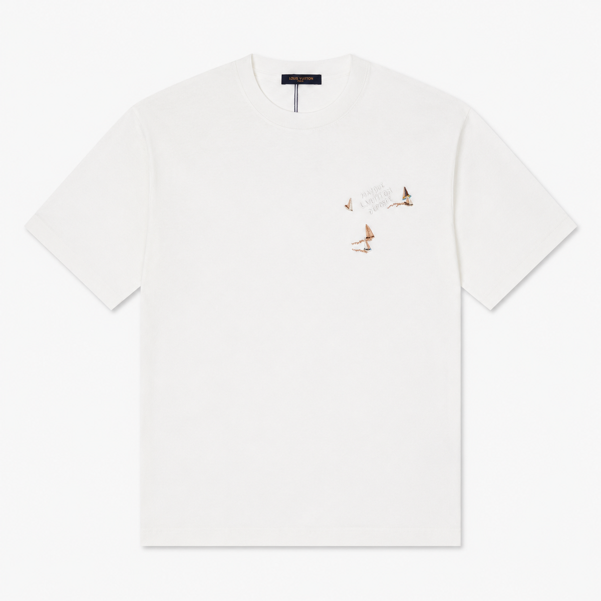 Тениска с бродерия - Louis Vuitton Oversized